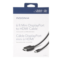 Câble Insigna Mini Displayport Mâle HDMI Mâle Noir