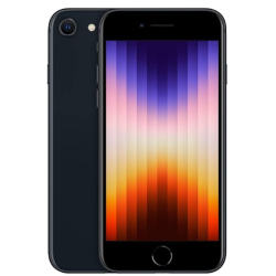 Cellulaire Apple Usagé (B) Iphone SE 3E GEN 64 Go Déverrouillé Noir