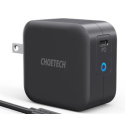 Chargeur CHOETECH Chargeur mural 61w type C