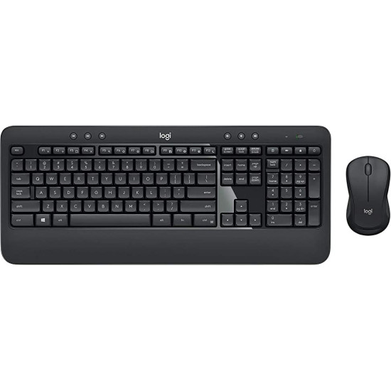 Clavier LOGITECH Noir Neuf Logitech Combo clavier et souris sans fil MK540