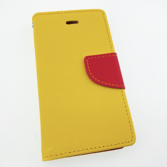 Étui Plan B Galaxy Note 8 (N950) Porte feuille Jaune et Fuschia