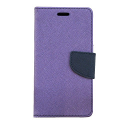 Étui Plan B Galaxy Note 8 (N950) Porte feuille Mauve et Bleu